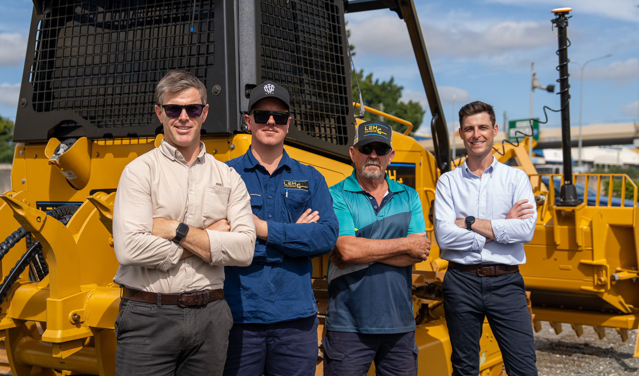 LEH Equipment and MFG with Guy Rennick of RDW Machinery at a dozer