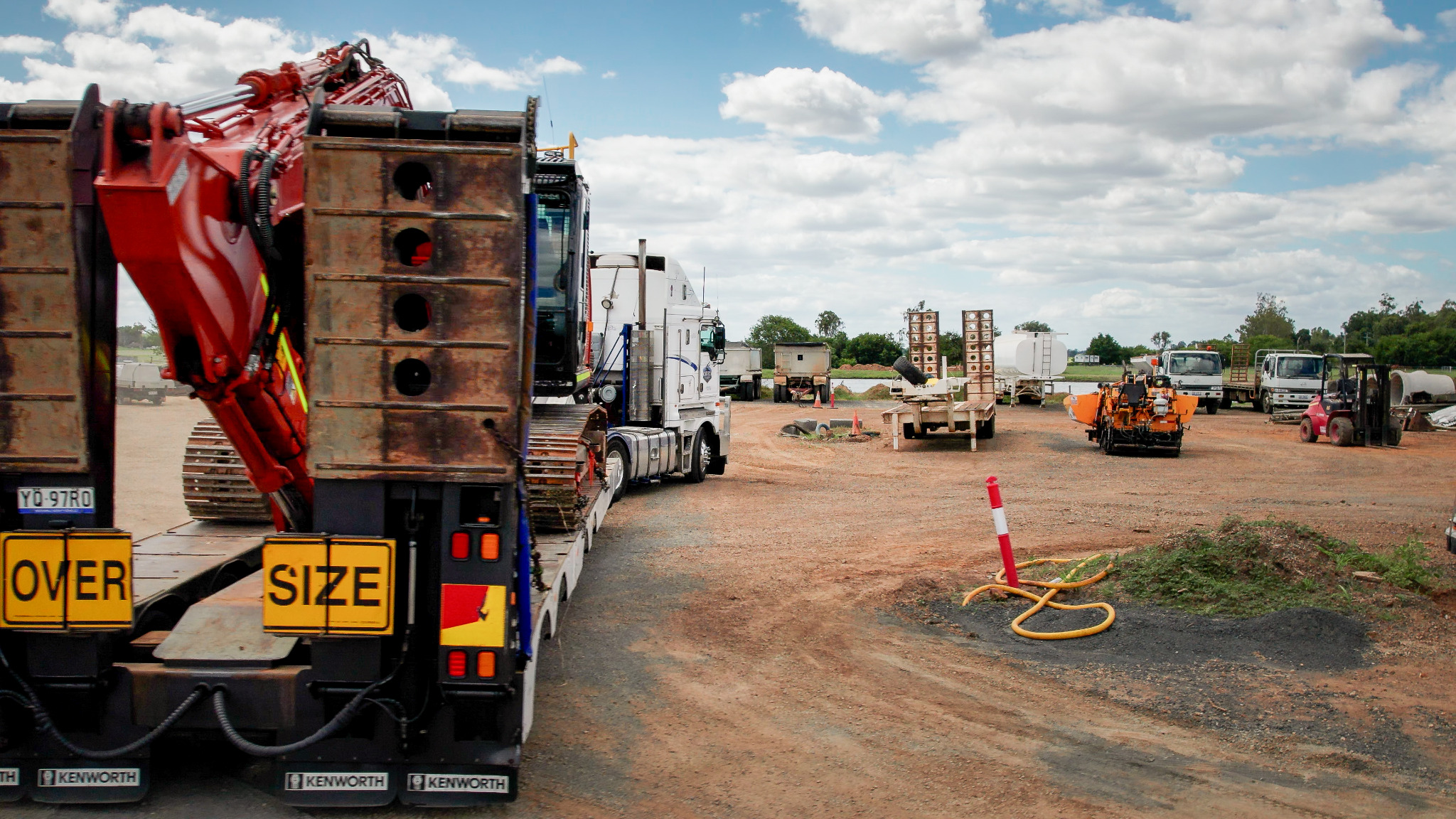 MFG client with a commercial vehicle