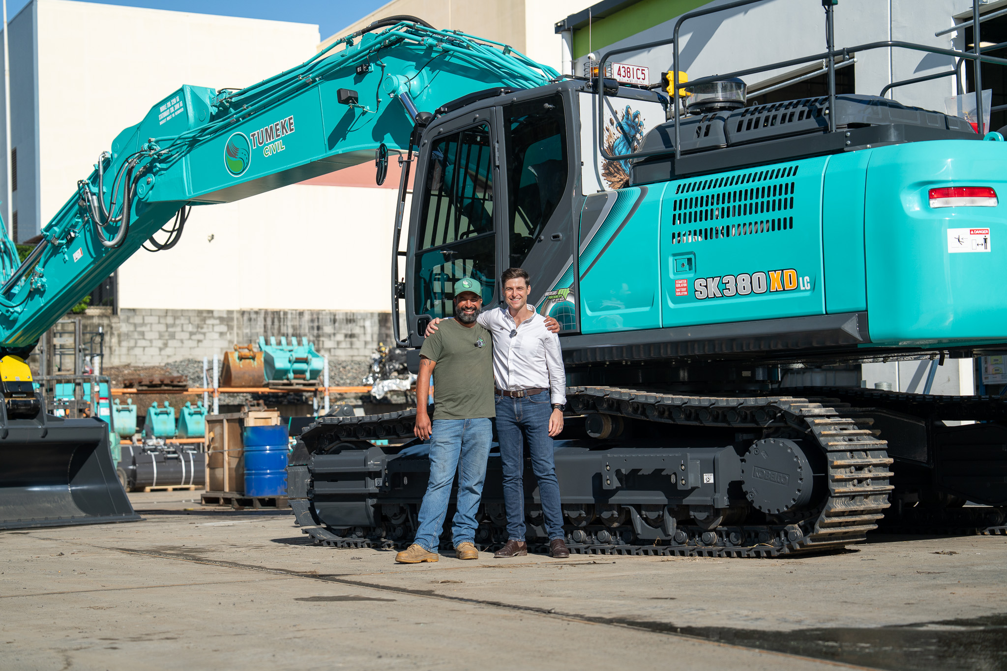 Tumeke Civil team and equipment